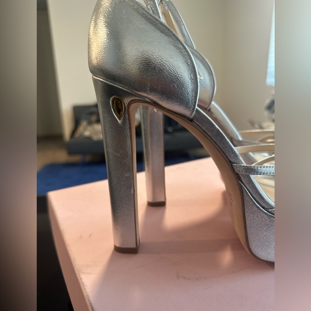 NIB Jennifer Chamandi Roberto platform sandals - Picture 10 of 13